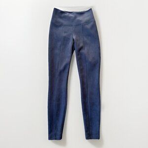 White House Black Market Ponte Runway Leggings Size 0 Gray Sueded Fall Layers